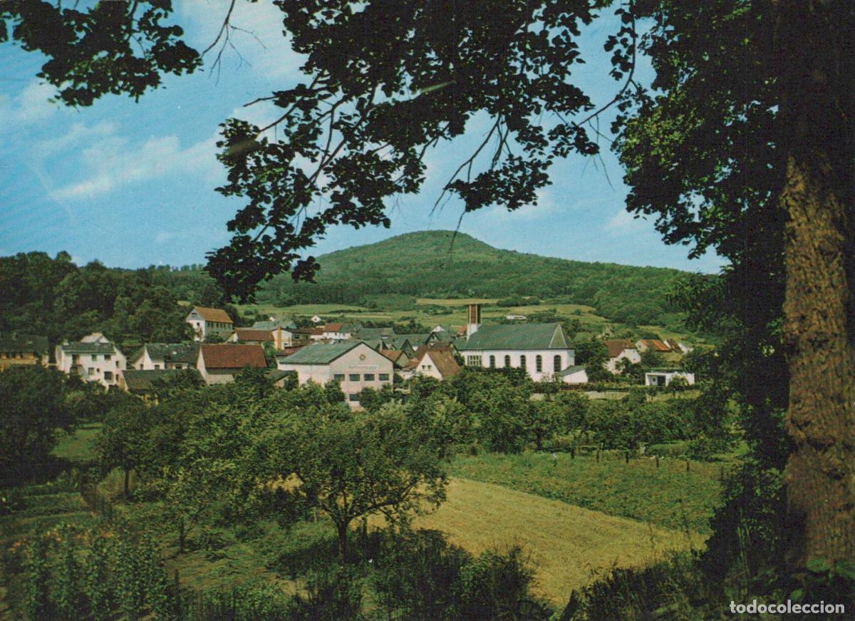 Cartoline: Germany Alf Bullay Antweiler Ahr Village View With Church and Hill *YBA310