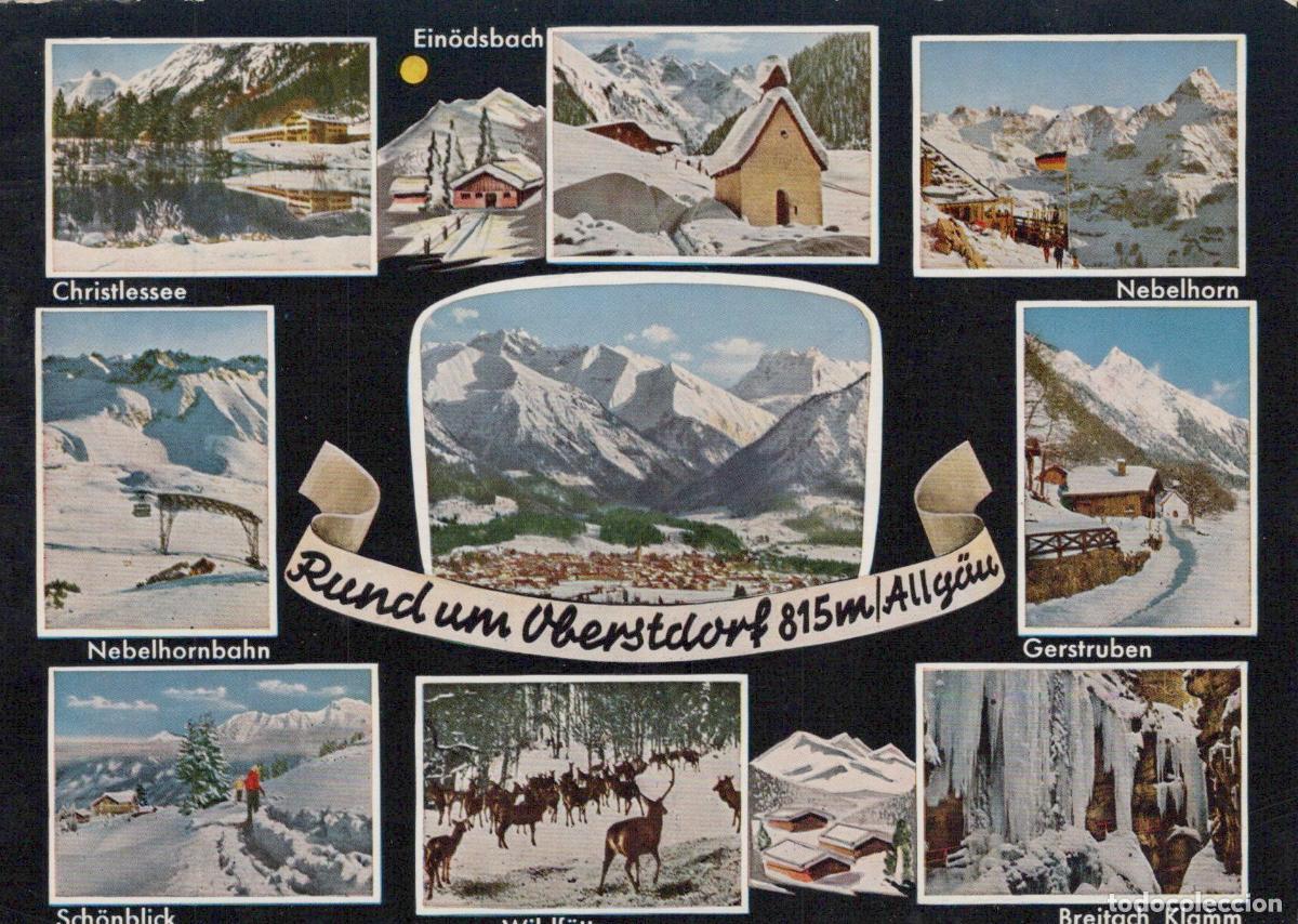 Cartoline: Germany Oberstdorf Views of and the Allg&auml;u Alps *YBA193