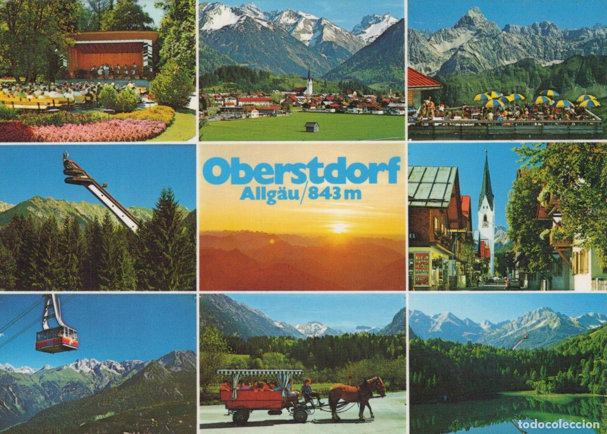 Cartoline: Germany Oberstdorf Allg&auml;u Multi View With Alpine Landscapes *YBA192