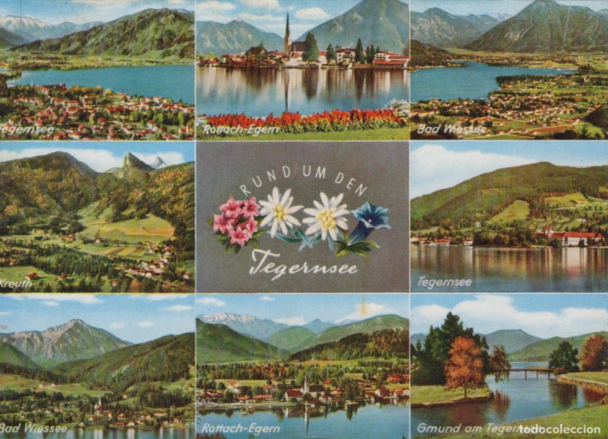 Postcards: Germany Tegernsee Lake and Bavarian Alps Multi View *YBA537
