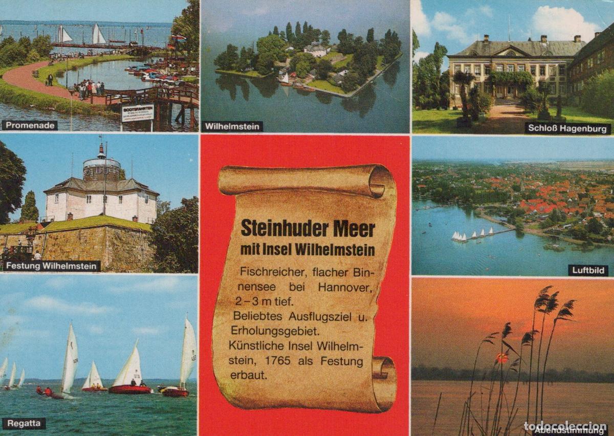 Cartes Postales: Germany Steinhude Steinhuder Meer With Wilhelmstein Island Multi View *YBA539