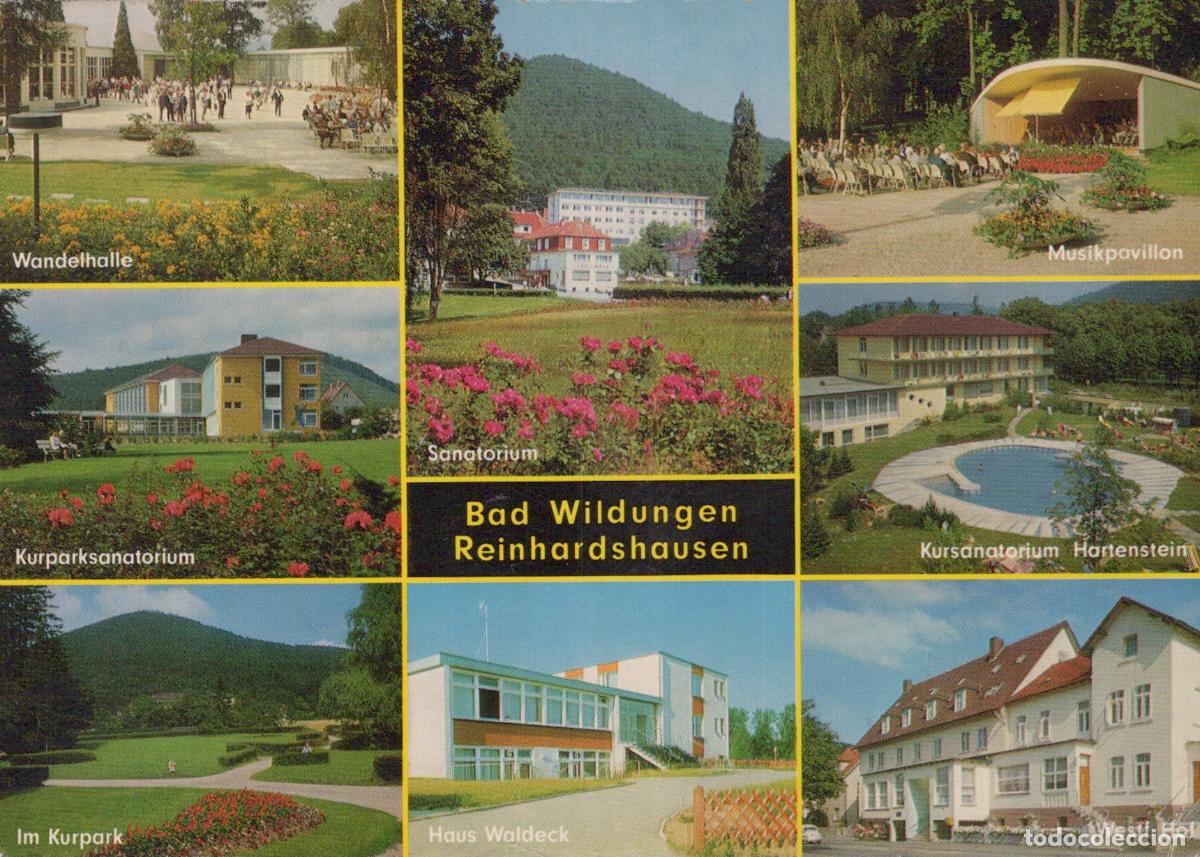 Postcards: Germany Bad Wildungen Reinhardshausen Multi View of Spa Buildings and *YBA278
