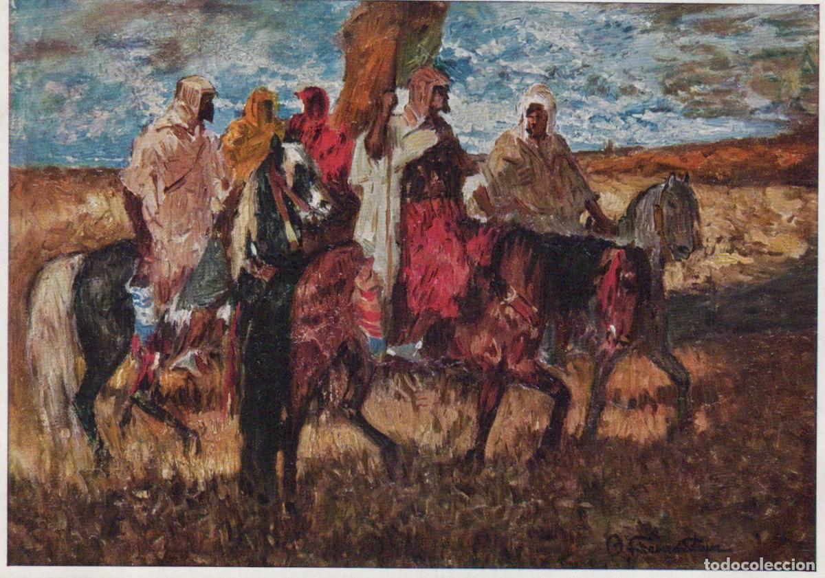 Postcards: Germany Stuttgart Otto V Faber du Faur Araber mit Fahne Galerie Unposted *YBA397