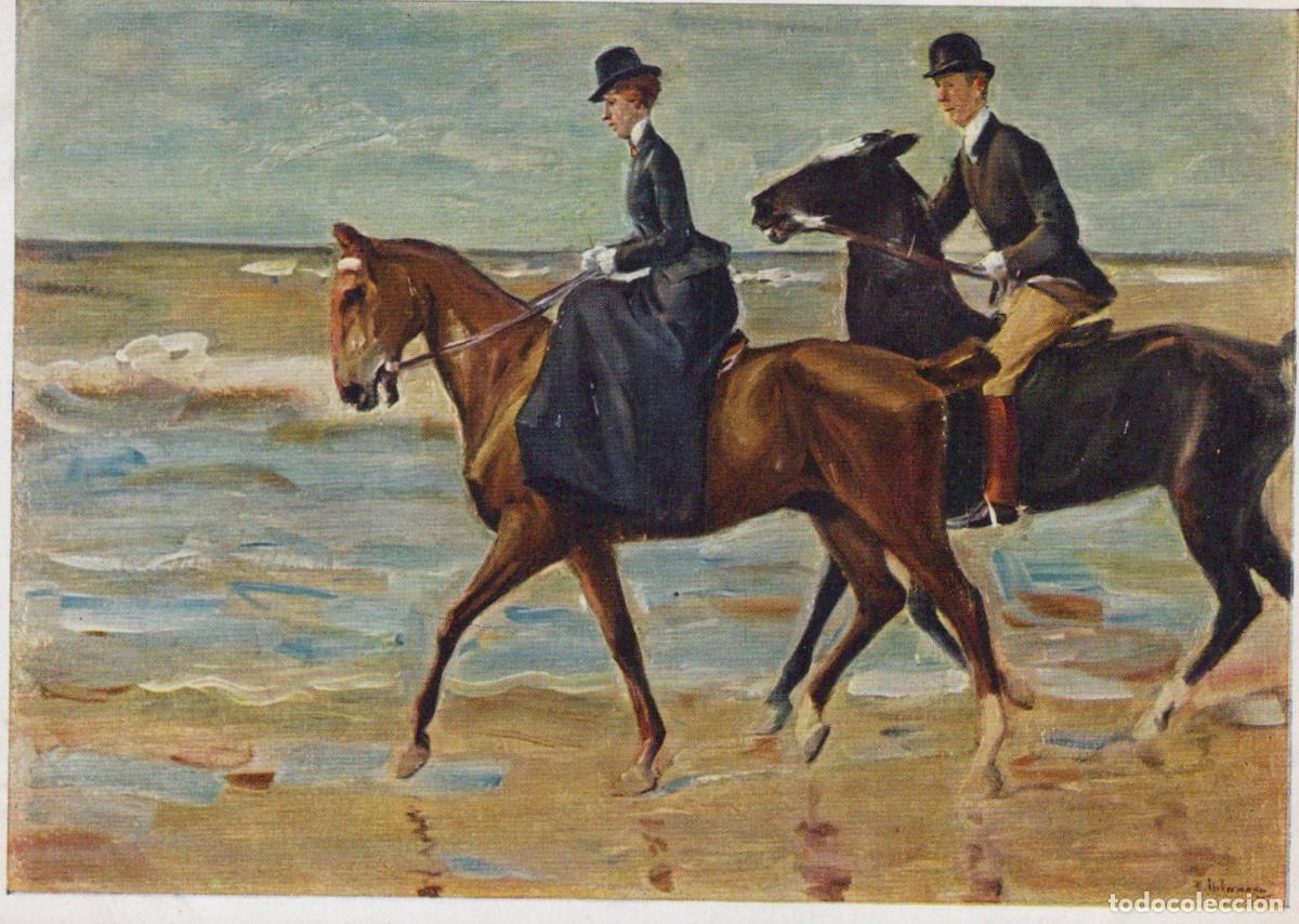 Postcards: Germany Koeln Max Liebermann Riders On the Beach Wallraf Unposted *YBA396