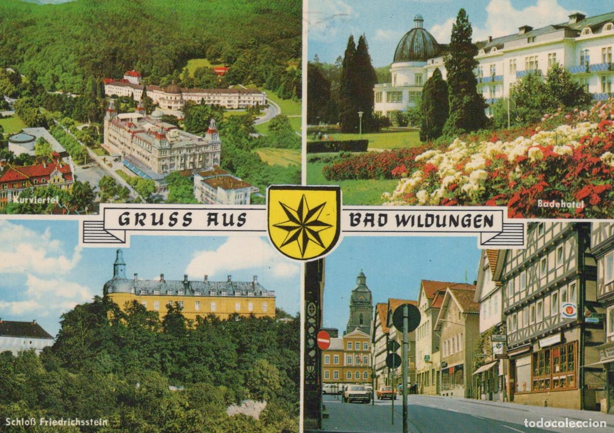 Postales: Germany Bad Wildungen Multi View Kurviertel Badehotel Schloss *YBA277