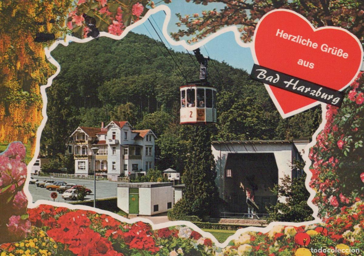 Cartes Postales: Germany Bad Harzburg Burgbergbahn Cable Car and Talstation 1969 *YBA281