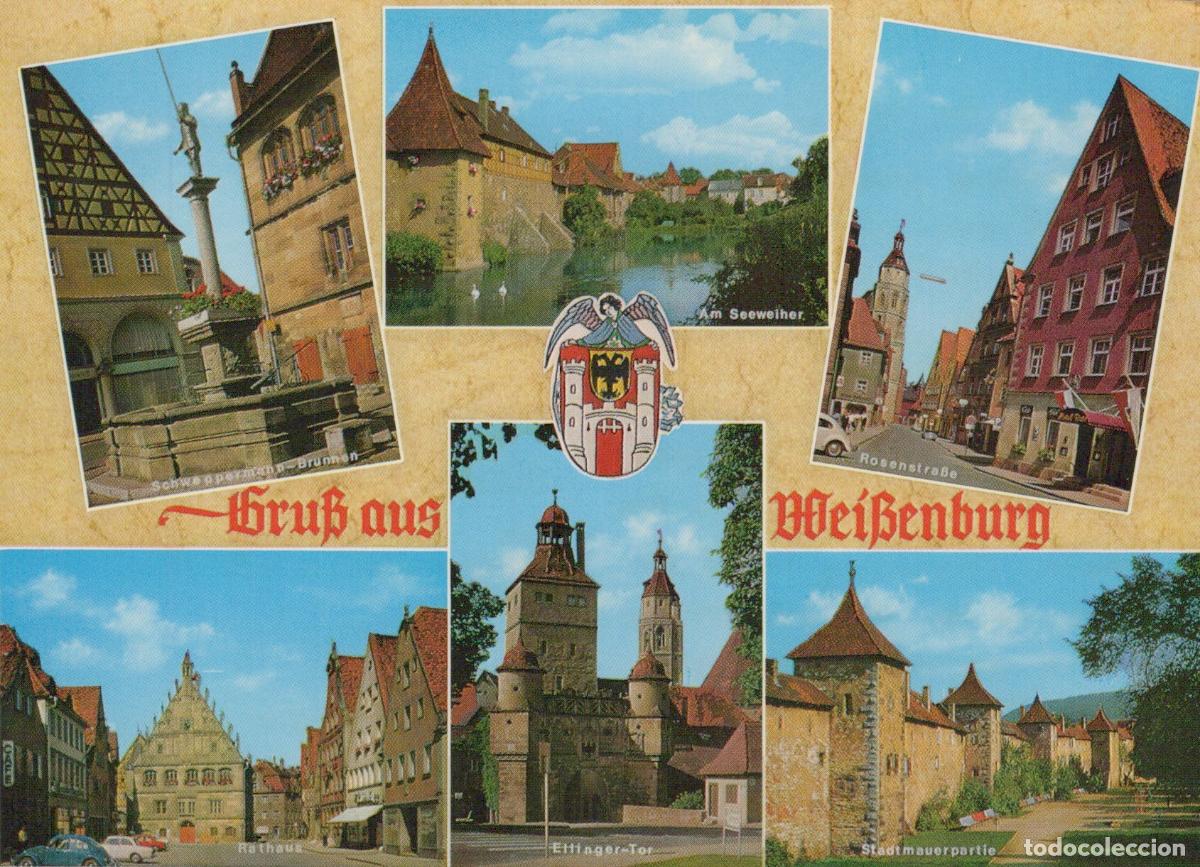 Cartes Postales: Germany Weissenburg Gruss aus Multi View City Scenes *YBA561
