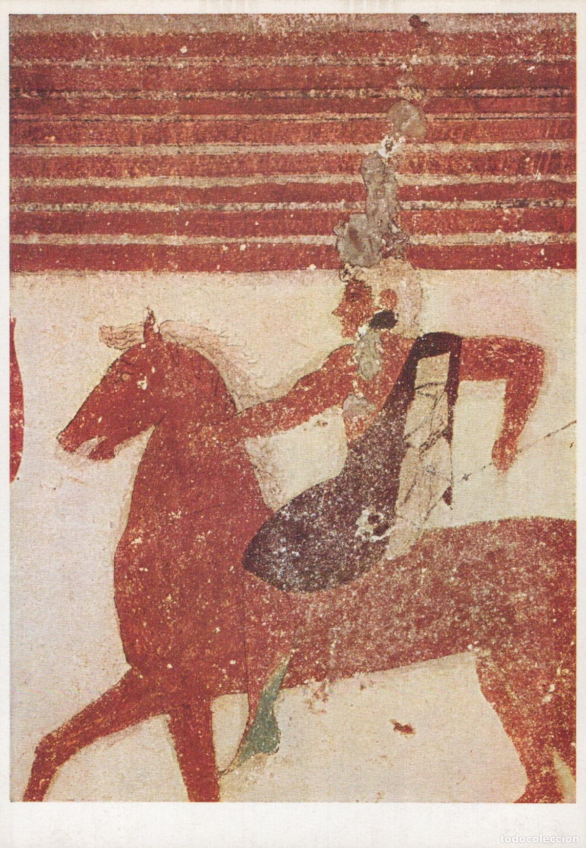 Cartes Postales: Italy Tarquinia Etruscan Tomb of the Baron Ancient Wall Unposted *YBA439