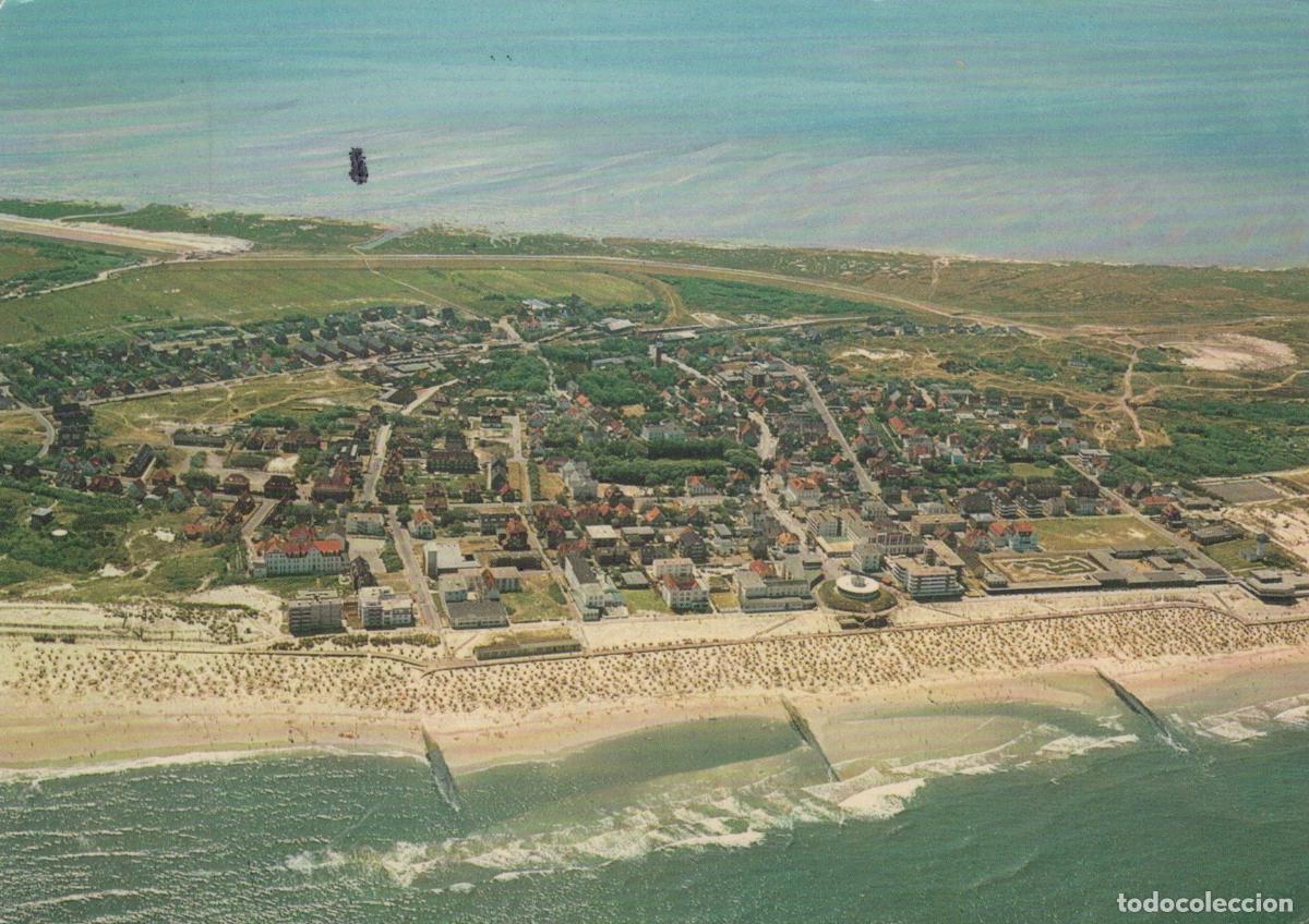 Cartes Postales: Germany Norden Wangerrooge Island Aerial View of North Sea Beach and *YBA569