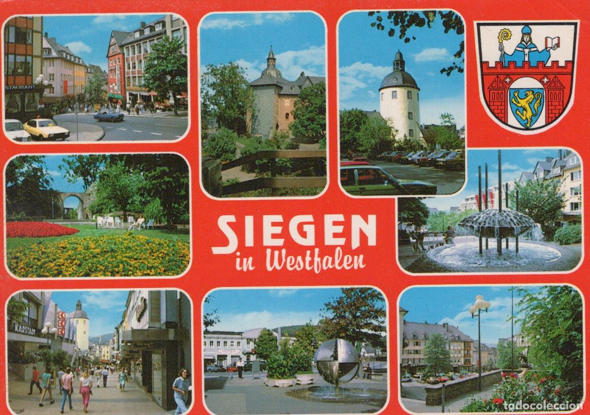 Cartes Postales: Germany Siegen In Westfalen Multi View With City Scenes and Coat of Arms *YBA552