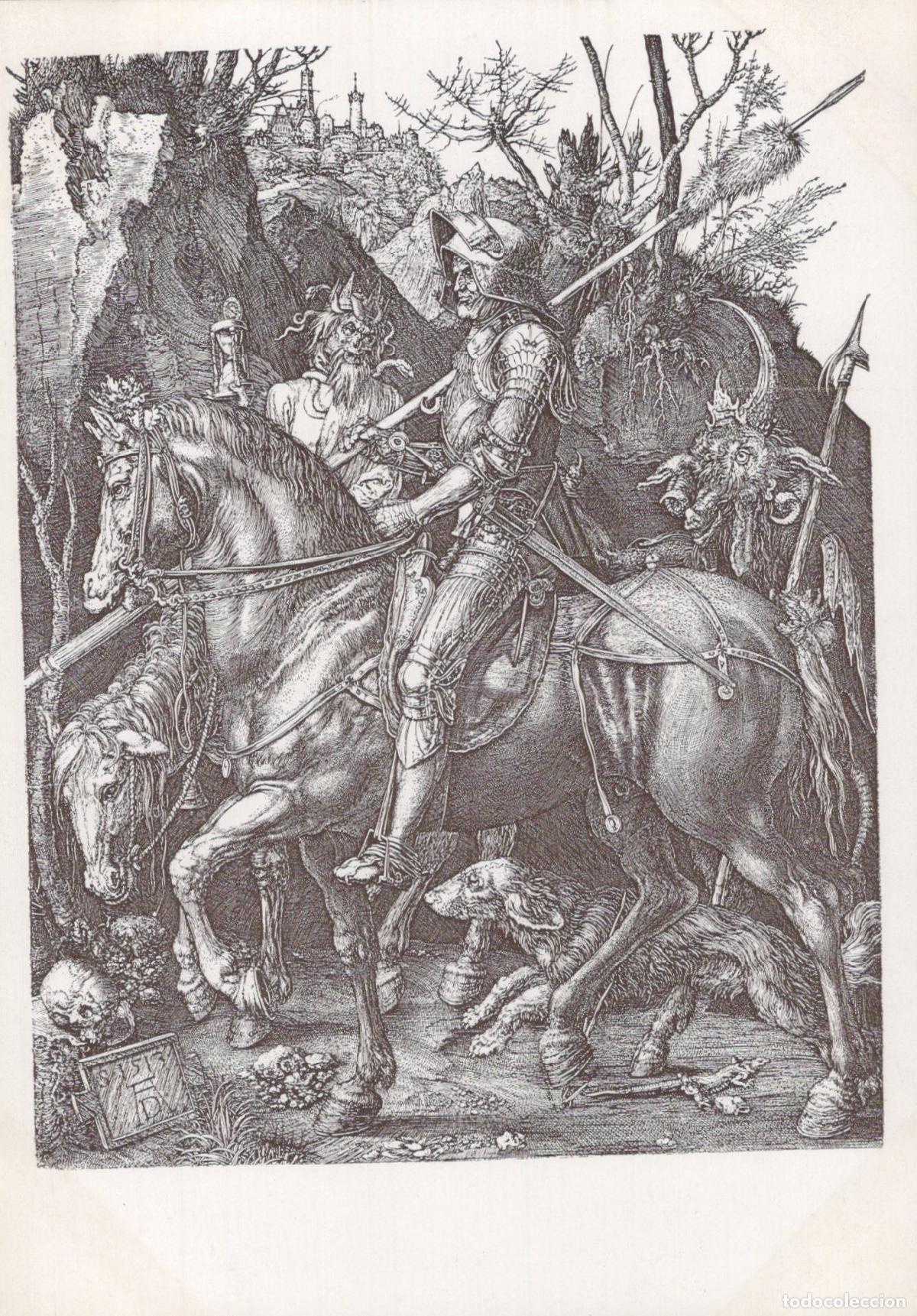Postkarten: Germany Stuttgart Albrecht D&uuml;rer S Knight Death and the Devil Unposted *YBA446