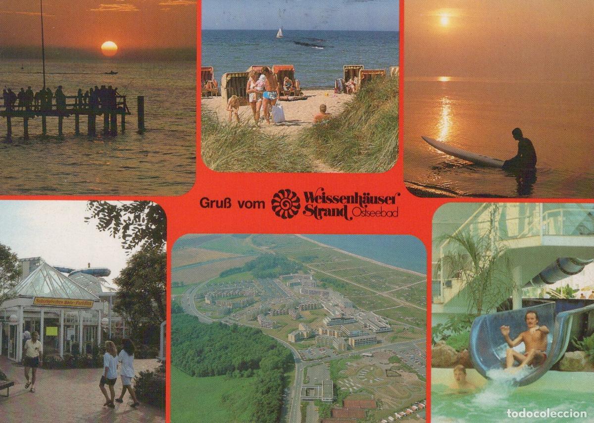 Postais: Germany Kiel Weissenh&auml;user Strand Ostseebad Multi View Beach Sunset *YBA562