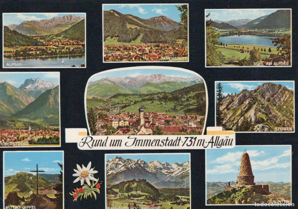 Postais: Germany Immenstadt Rund Um 731m Allg&auml;u Multi View Alpssee Oberstdorf *YBA842