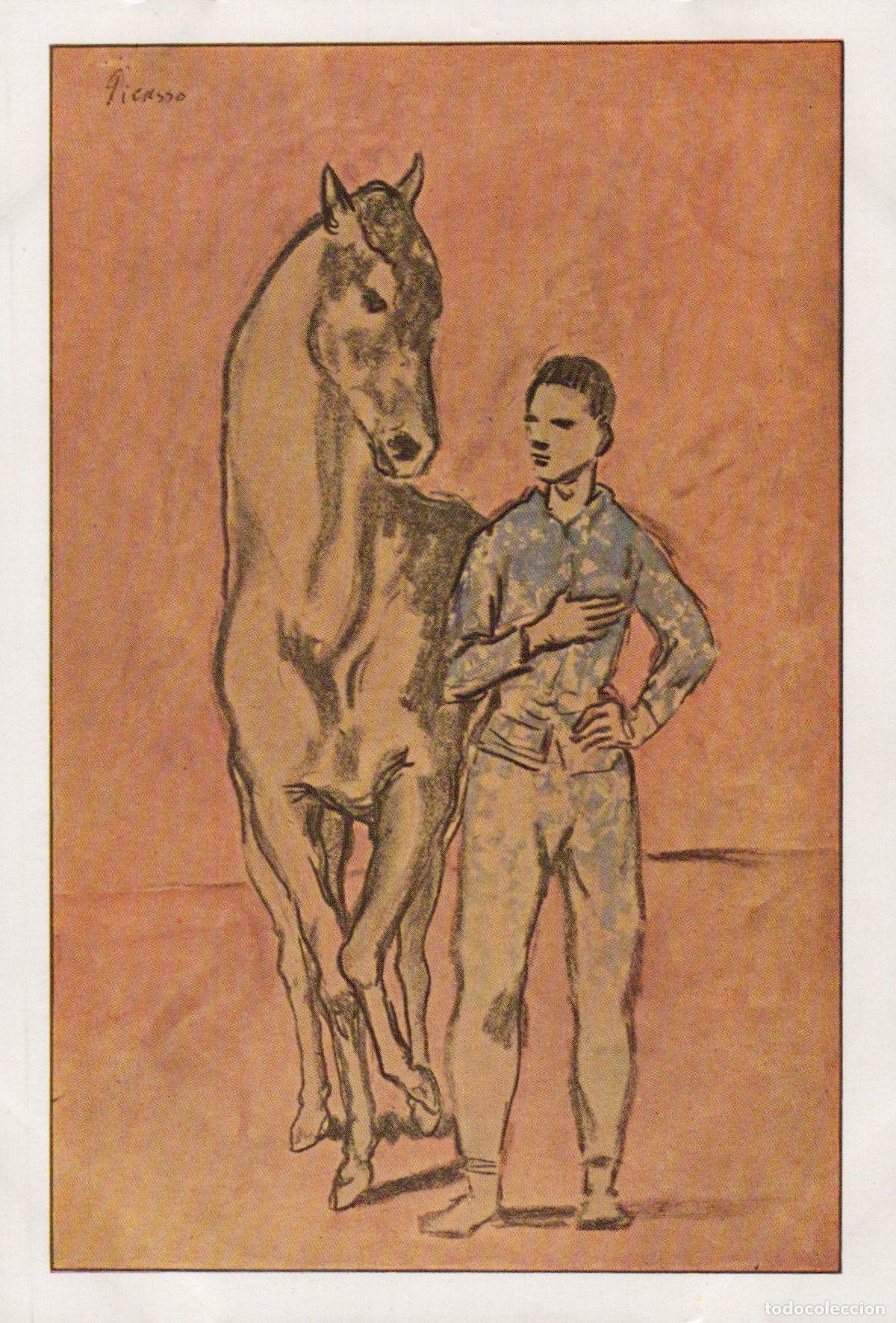Postais: United Kingdom London Picasso S Jeune Homme et Cheval Young Man Unposted *YBA478