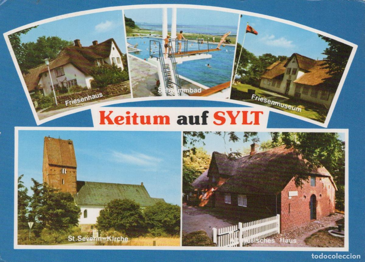 Postais: Germany Keitum Auf Sylt Friesenhaus Schwimmbad Friesenmuseum St Severin *YBA846