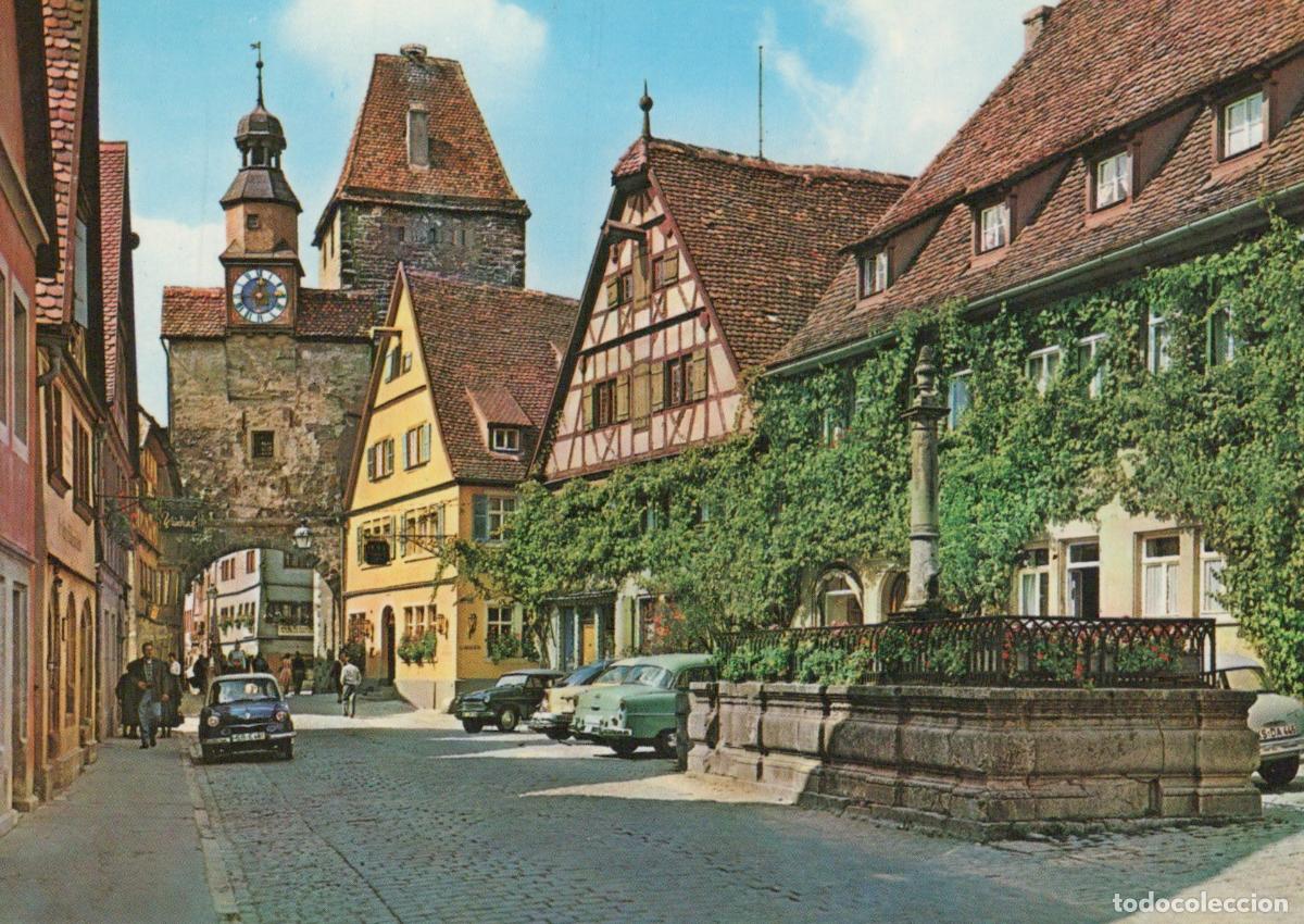 Postais: Germany Rothenburg Ob der Tauber R&ouml;dergasse With Markusturm and Unposted *YBA748