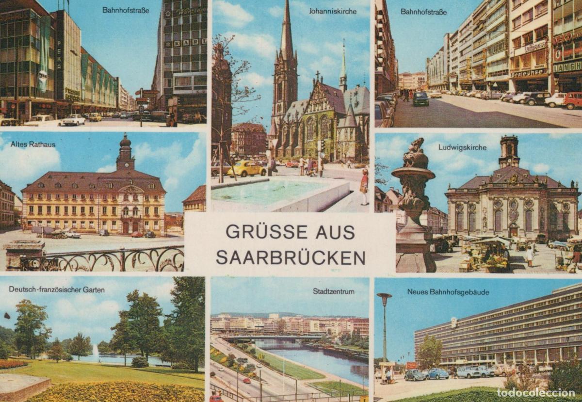 Postais: Germany Kreis Merzig Wadern Saarbr&uuml;cken Multi View With Bahnhofstra&szlig;e *YBA594