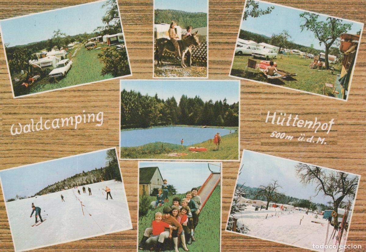 Postais: Germany Waldcamping H&uuml;ttenhof Rosenberg Multi View *YBA971
