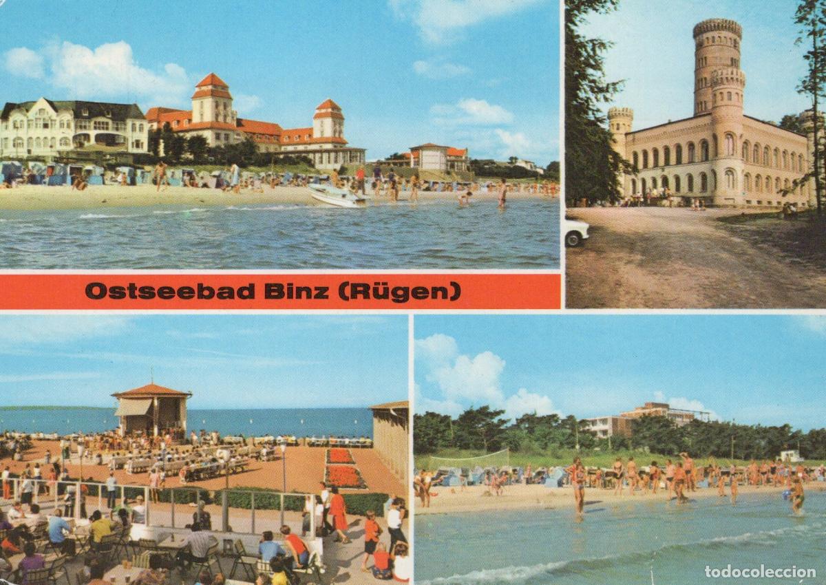 Postais: Germany Ruegen Ostseebad Binz R&uuml;gen Beach Granitz Hunting Lodge Concert *YBA583