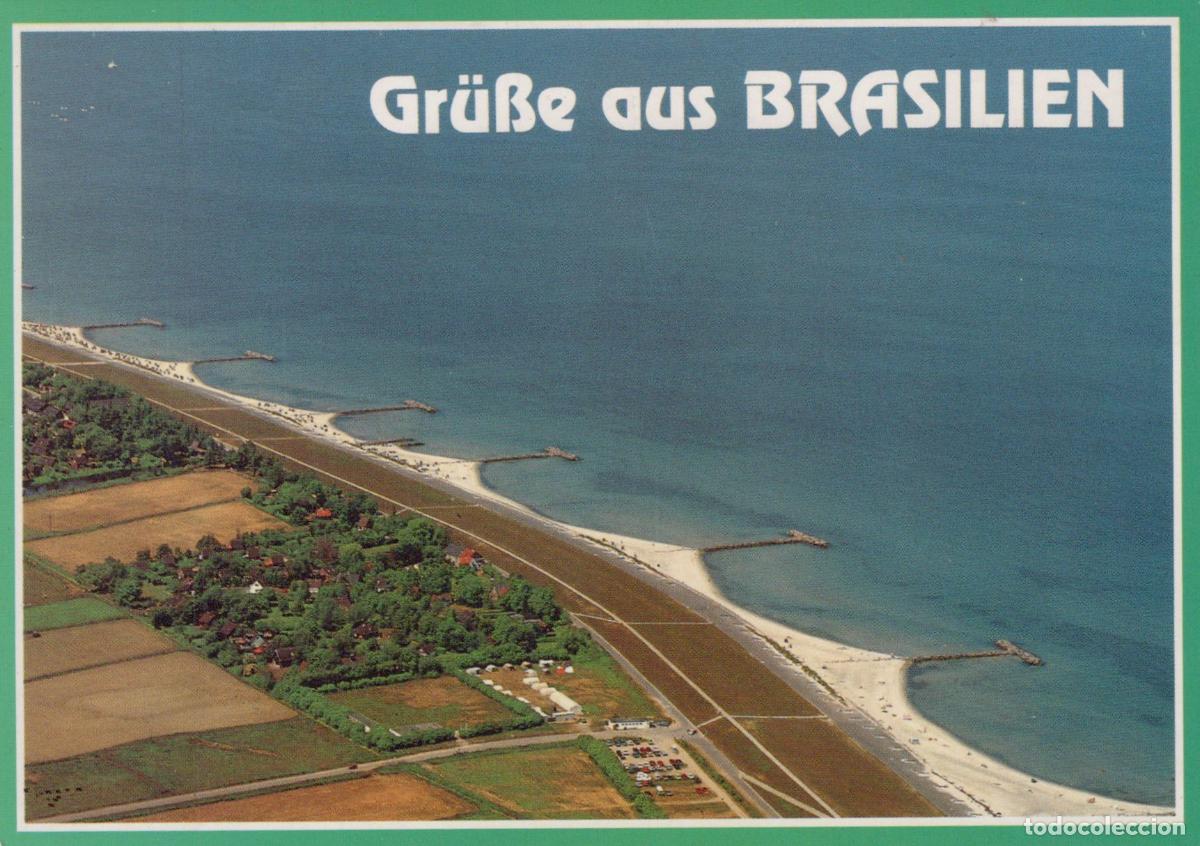 Postais: Germany Ahrensburg Baltic Sea Coast Aerial View With Beach and Groynes *YBA600