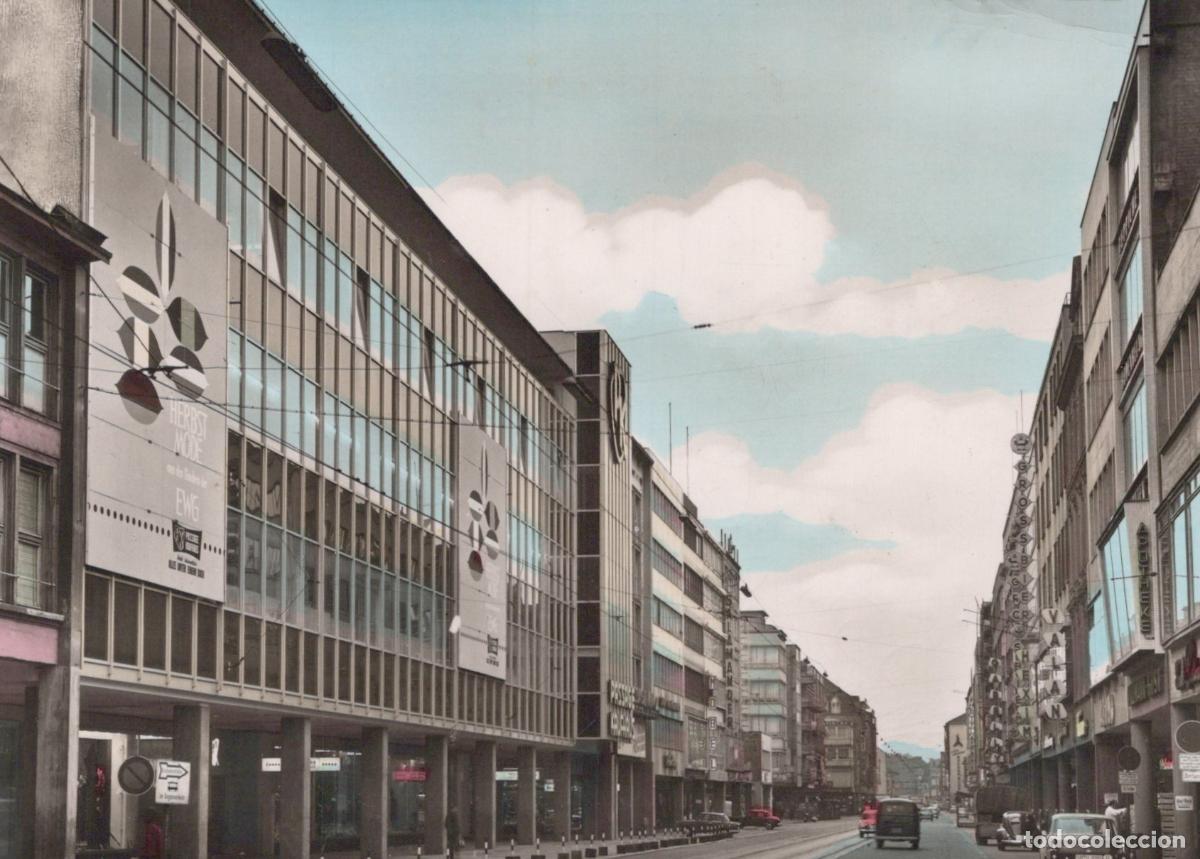 Postales: Germany Kreis Merzig Wadern Saarbr&uuml;cken Bahnhofstra&szlig;e Modern *YBA591