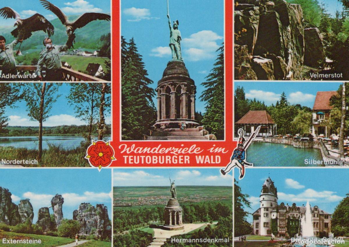 Postais: Germany Detmold Teutoburger Wald Hermannsdenkmal Externsteine Adlerwarte *YBA532