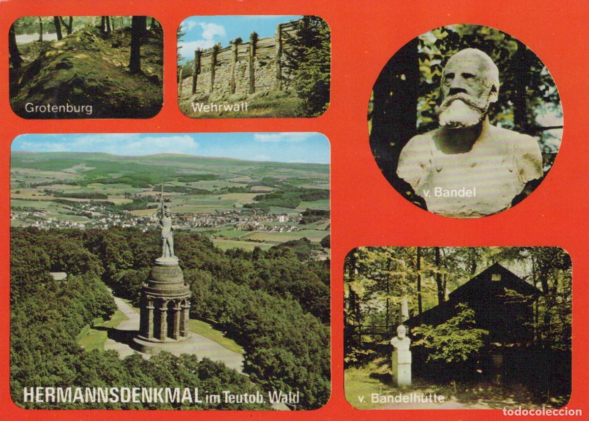Postais: Germany Detmold Hermannsdenkmal Teutoburg Forest Grotenburg Wehrwall V *YBA534