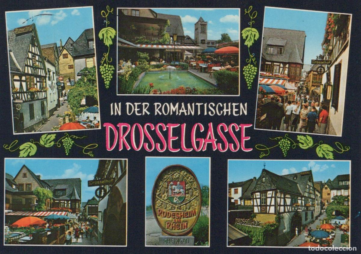 Postais: Germany Alf Bullay R&uuml;desheim am Rhein Drosselgasse Romantic Street *YBA743
