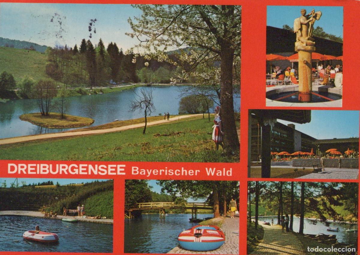 Postais: Germany Dreiburgensee Bavarian Forest Lake and Hotel Multi View *YBA794