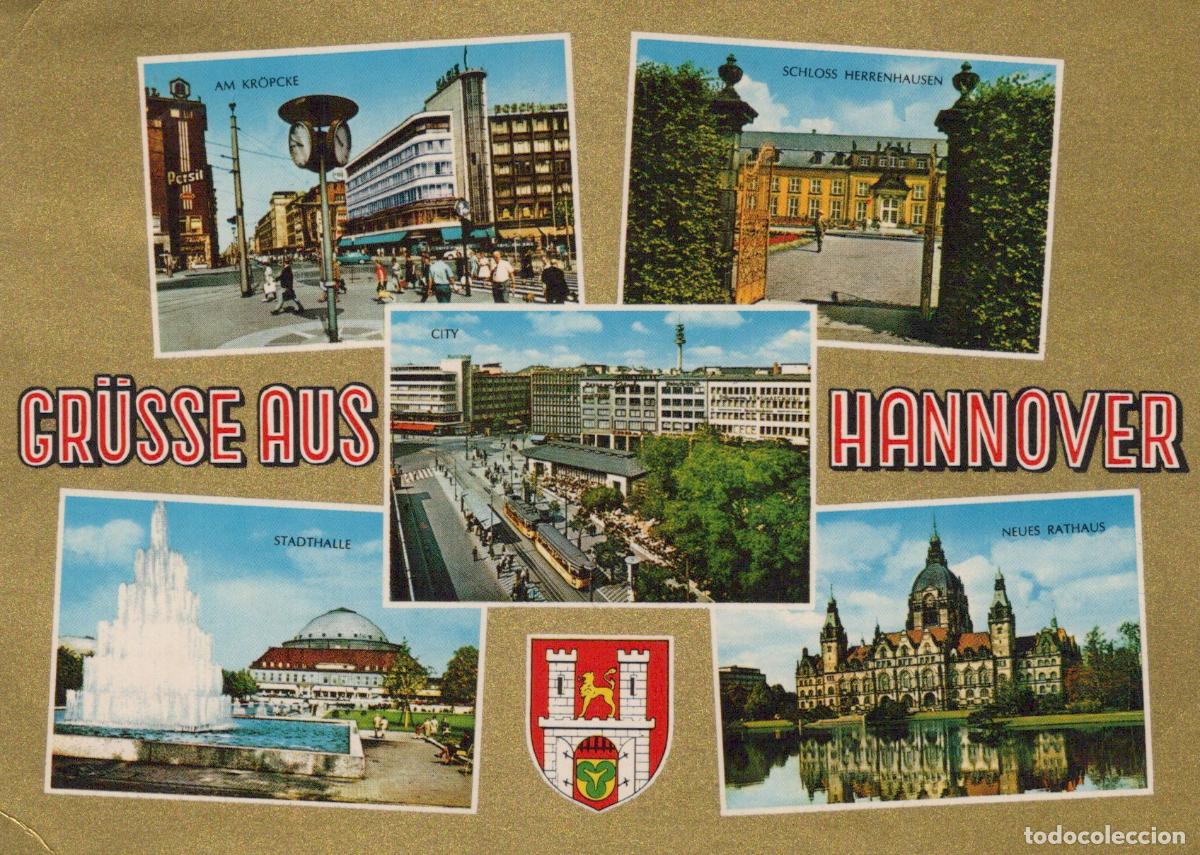Postais: Germany Hannover City Collage With Neues Rathaus Stadthalle Schloss *YBA622