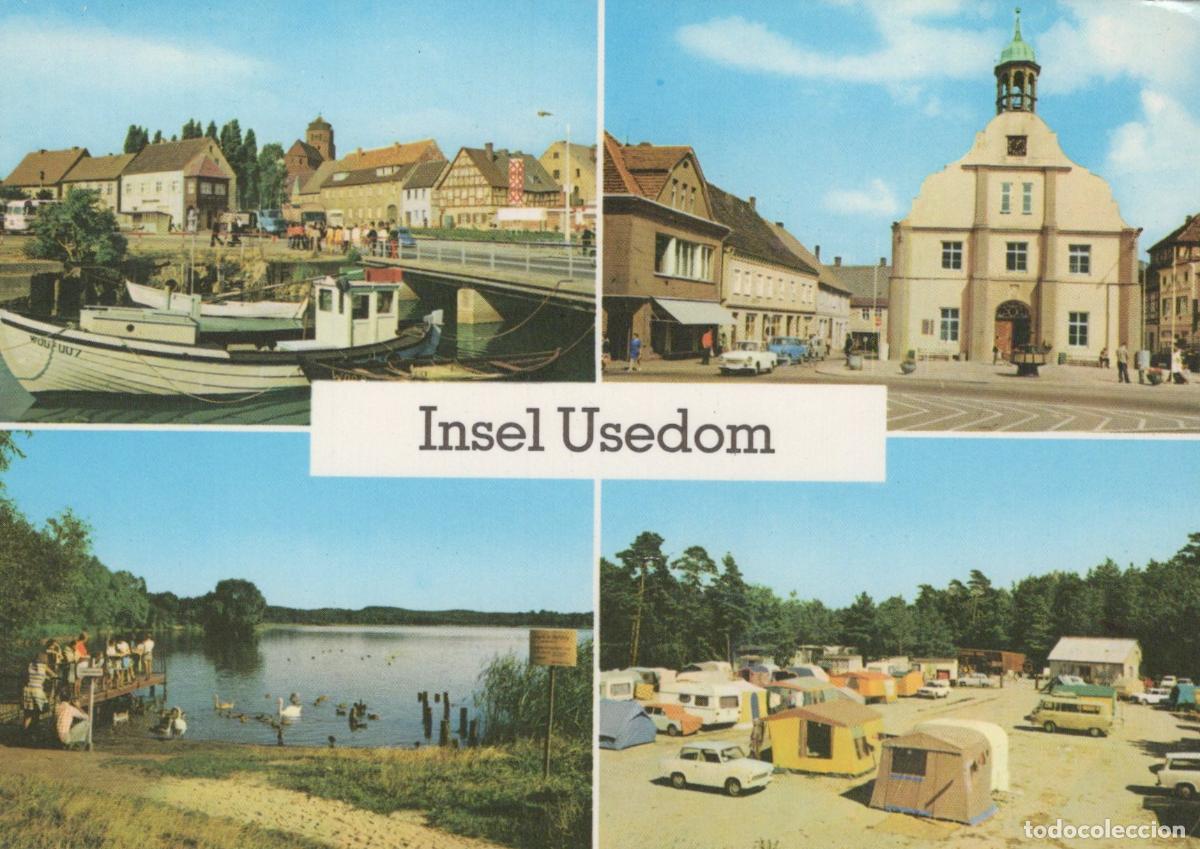 Postales: Germany Wolgast Insel Usedom Harbor Town Hall K&ouml;lpinsee Zempin *YBA632