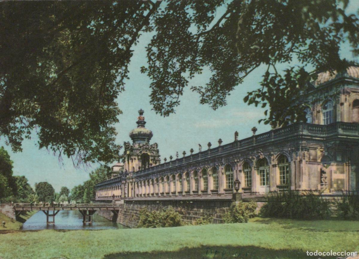 Cartes Postales: Germany Dresden Zwinger Palace Kronentor and Long Gallery With Bridge *YBA857