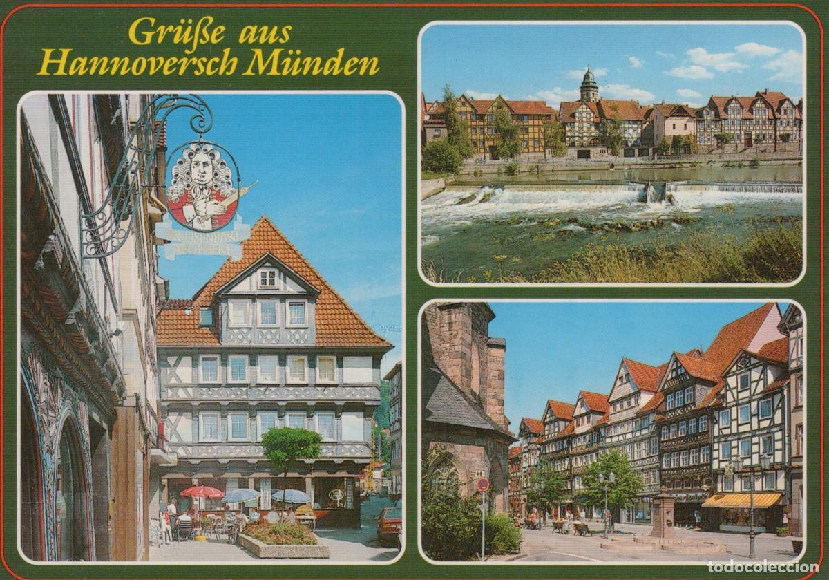 Cartes Postales: Germany Alfeld Hannoverisch M&uuml;nden Historic Half Timbered Buildings and *YBA859