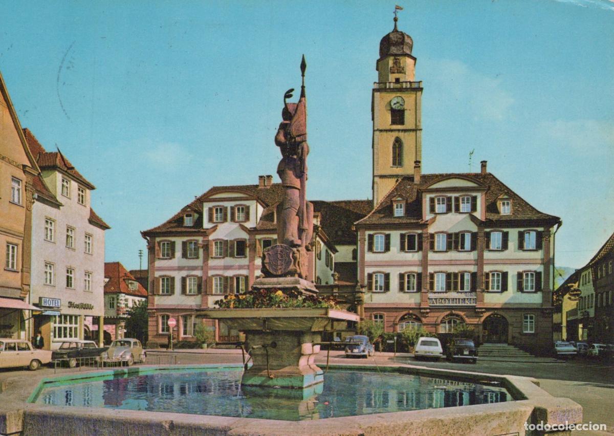 Cartes Postales: Germany Bad Mergentheim Milchingbrunnen and St Johann Church *YBA763