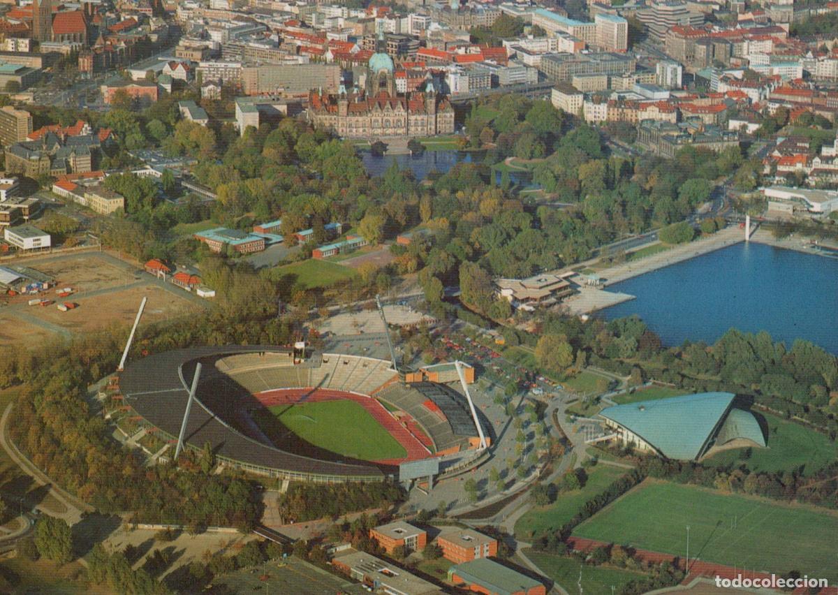 Cartes Postales: Germany Hannover Aerial View Niedersachsenstadion Stadium Pool Casino *YBA861