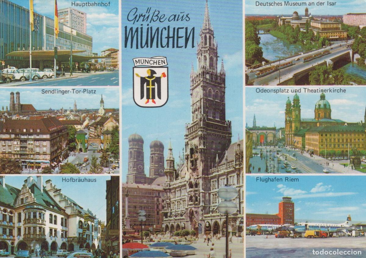 Cartes Postales: Germany Muenchen Munich Multi View Hauptbahnhof Deutsches Museum *YBA767