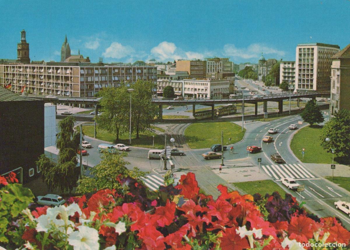 Postkarten: Germany Hannover Aegidientorplatz Cityscape With Traffic and Buildings *YBA623