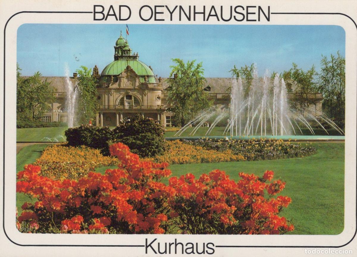 Postkarten: Germany Bad Oeynhausen Kurhaus With Fountains and Gardens *YBA656