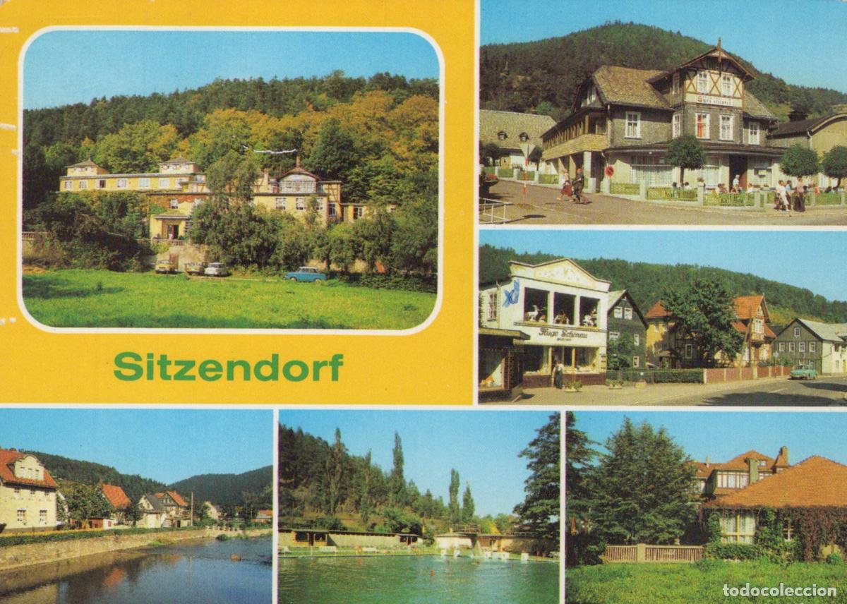 Postkarten: Germany Altenburg Sitzendorf Multi View With Hotel and Town Scenes *YBA881