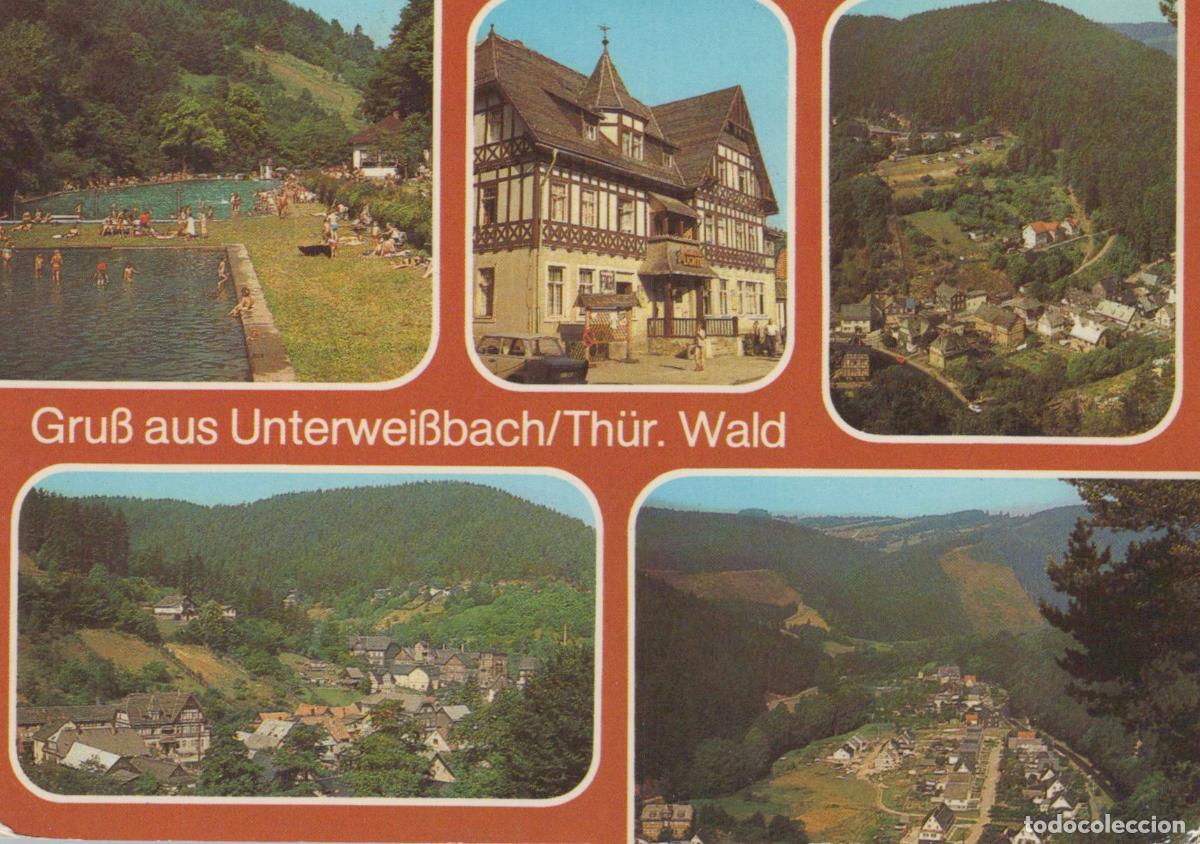 Postkarten: Germany Altenburg Unterwei&szlig;bach Th&uuml;r Wald Swimming Pool Hotel and *YBA633