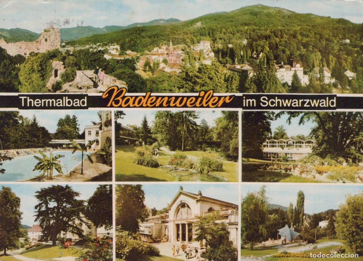 Postkarten: Germany Badenweiler Thermalbad and Kurpark Views *YBA889