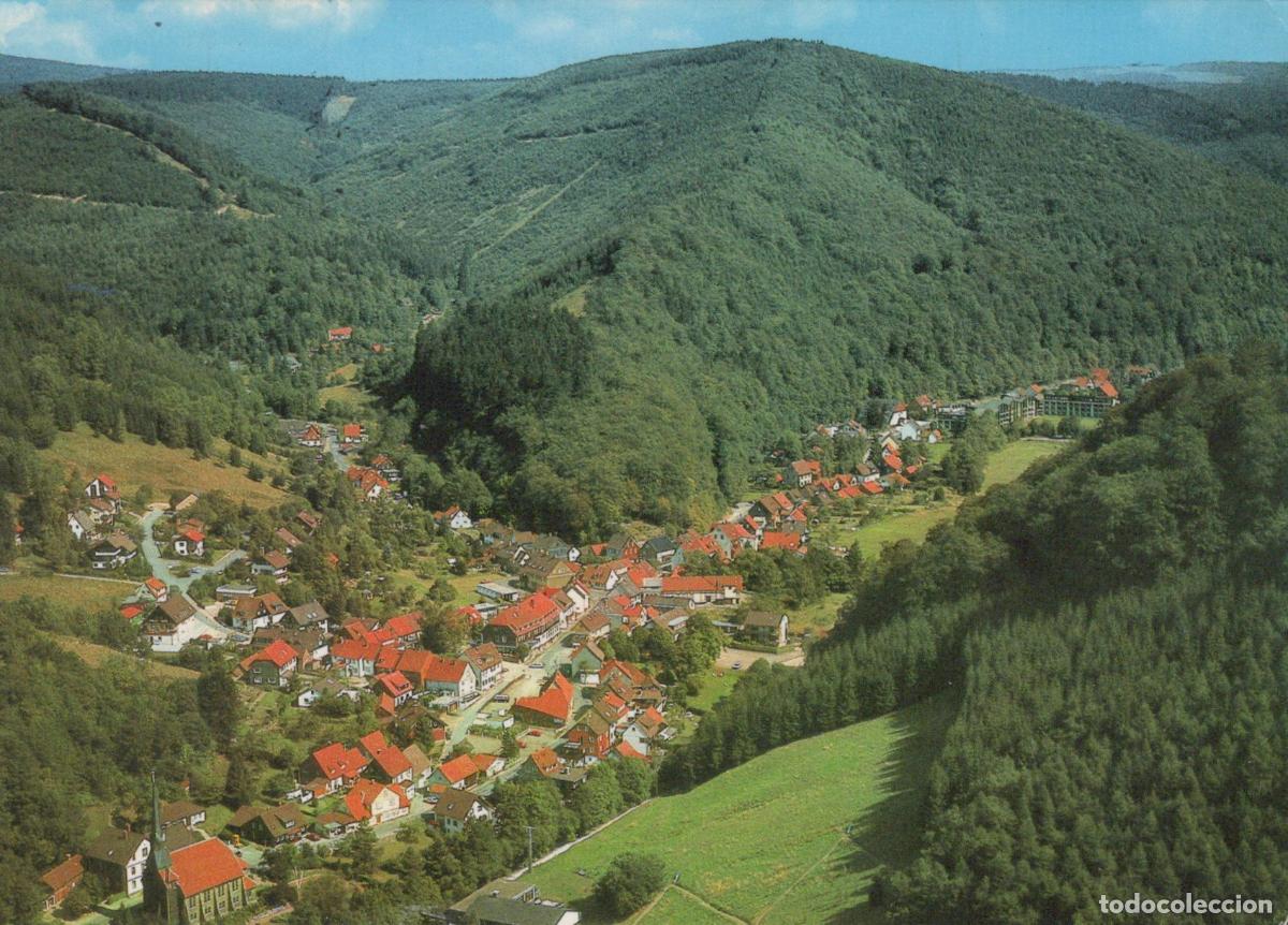 Postkarten: Germany Alfeld Sieber in Harz Mountains Aerial View of Village and *YBA635