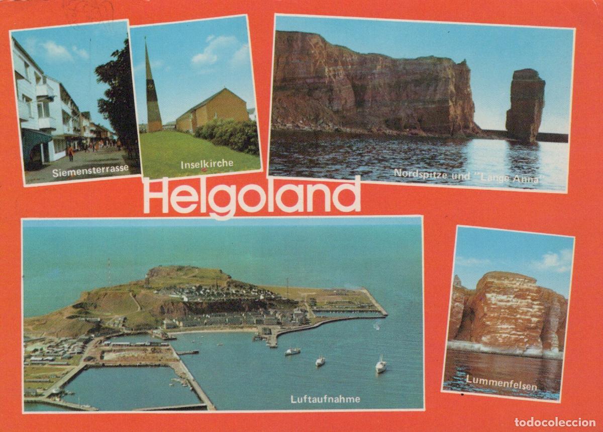 Postkarten: Germany Helgoland Island Siemens Terrace Church Nordspitze Lange Anna *YBA672