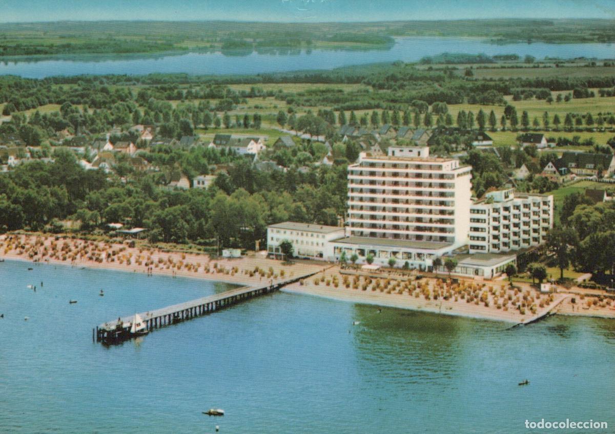 Cartoline: Germany Timmendorfer Strand Aerial View of Beach Pier and Hotel *YBA639