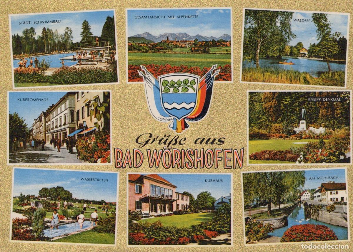 Cartoline: Germany Bad W&ouml;rishofen Multi View Alpine Landscape Spa Town *YBA895