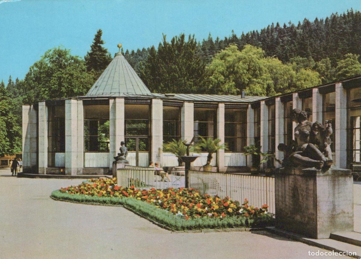 Cartoline: Germany Bad Elster Trinkhalle With Fountain and Sculptures 1979 *YBA678