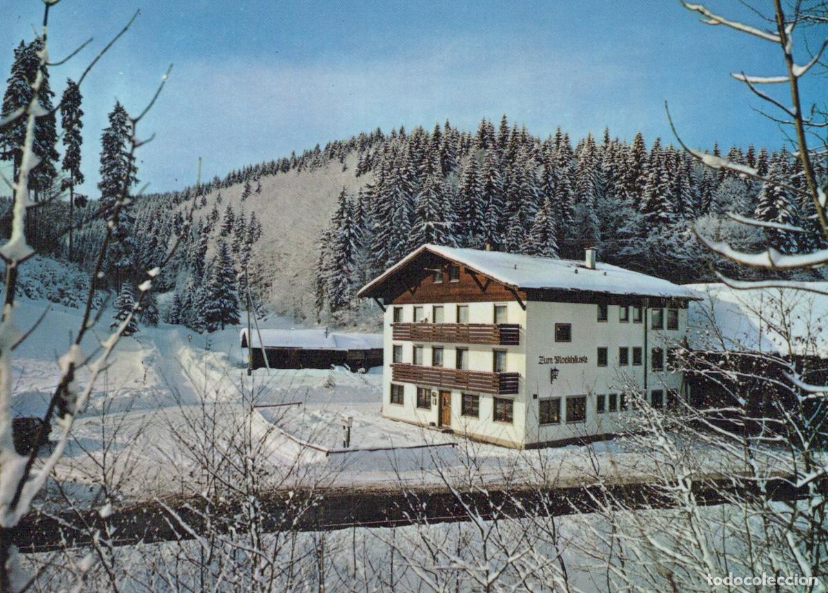 Cartoline: Germany Gasthof Pension Blockh&auml;usle in Winter K&uuml;rnac *YBA684