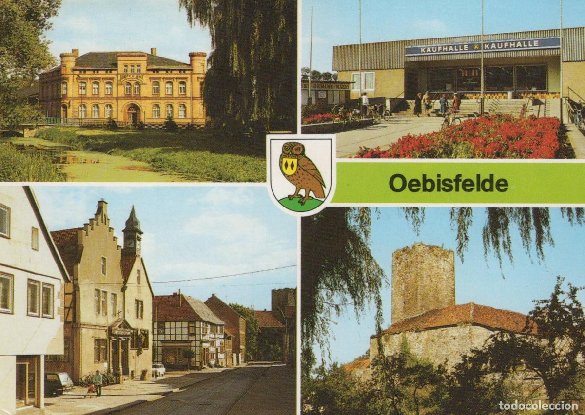 Cartes Postales: Germany Burg Oebisfelde Multi View With J&auml;gerhof Kaufhalle Town Hall and *YBA962