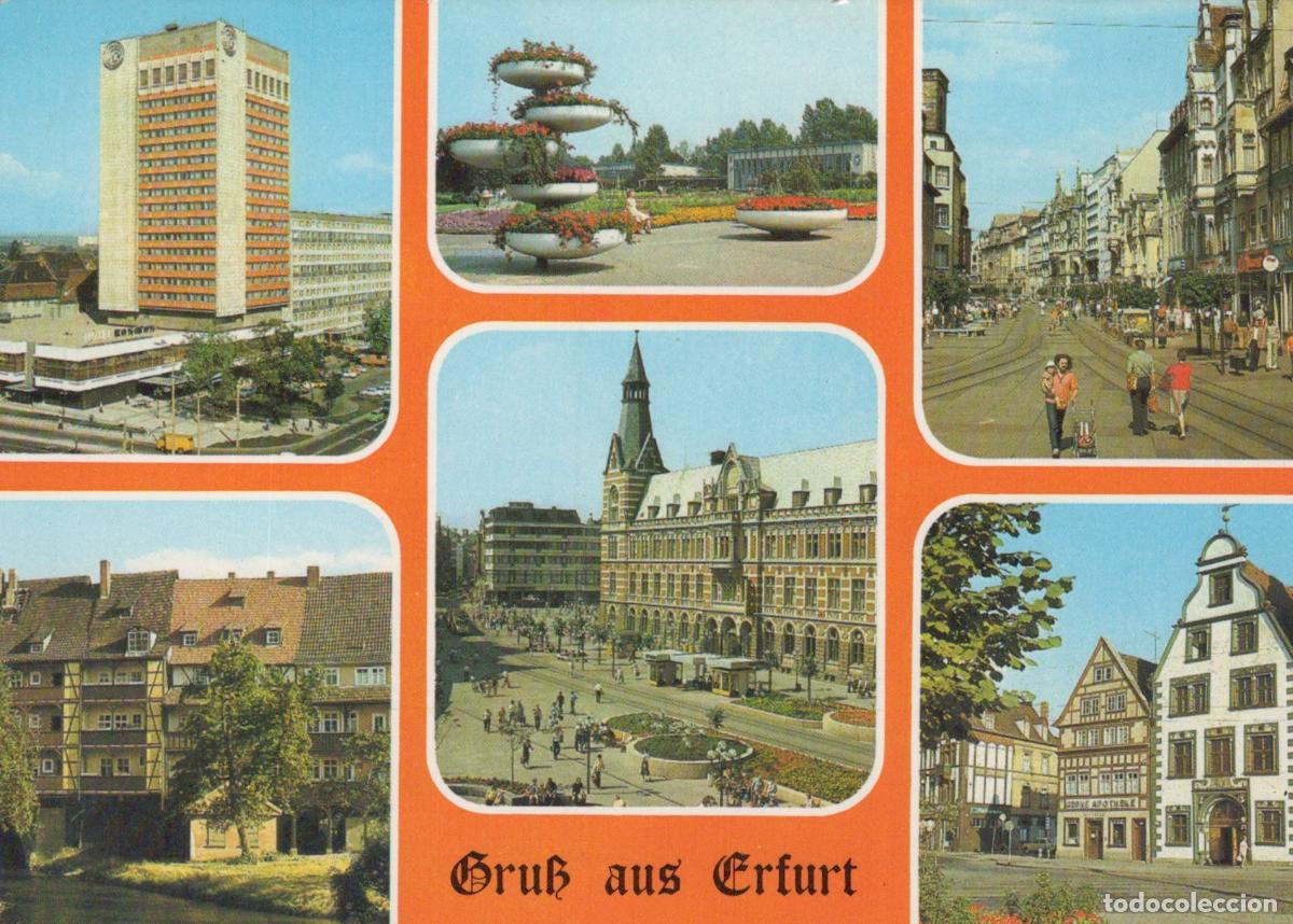 Cartes Postales: Germany Erfurt Multi View With City Hall and Modern Buildings *YBA964