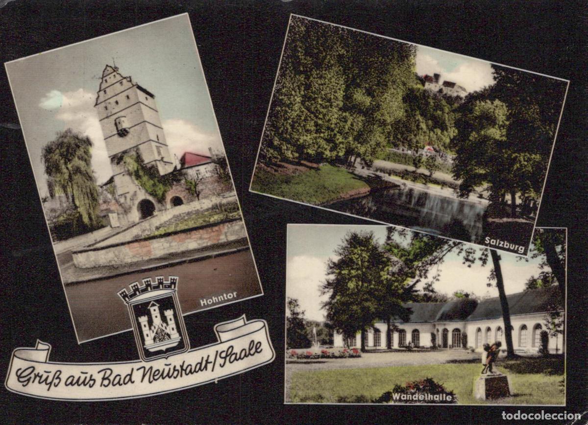 Cartes Postales: Germany Bad Neustadt Saale Hohntor Salzburg Wandelhalle Multi View *YBA663